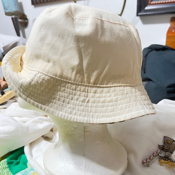 Source Unknown Checkered Beret in Beige and Black - Picture 10 of 10